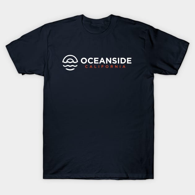 Oceanside California v3 T-Shirt by Matt Stewart